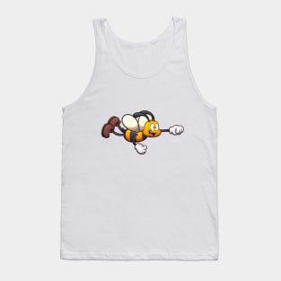 Cute Flying Cartoon Bee Tank Top